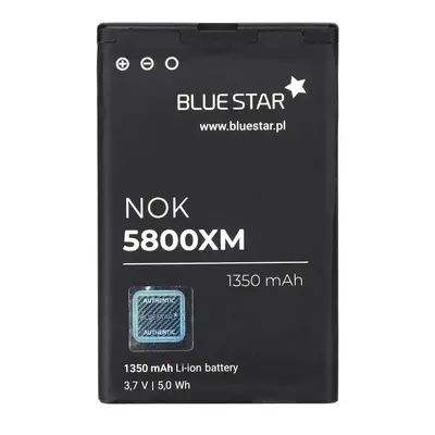 Bateria do Nokia 5800 XM/C3-00/N900/X6/5230/Lumia 520/525 1350 mAh Li-Ion Blue Star PREMIUM