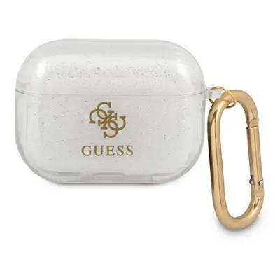 Guess etui do AirPods Pro GUAPUCG4GT przeźroczyste Glitter Collection