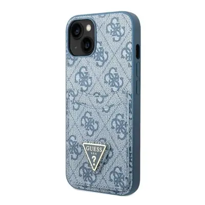 Oryginalne Etui Guess nakładka do iPhone 13 Mini 5,4" GUHCP13SP4TPB niebieska hardcase 4G Triang