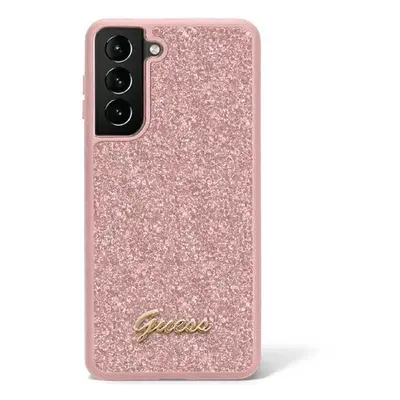 Oryginalne Etui GUESS Hardcase GUHCS23MHGGSHP do SAMSUNG S23 Plus (Fixed Glitter / różowy)