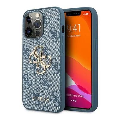 Oryginalne Etui Guess nakładka do iPhone 13 Mini 5,4" GUHCP13S4GMGBL niebieski hard case 4G Big 