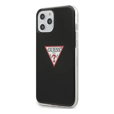 Oryginalne Etui Guess nakładka do iPhone 12 / 12 Pro 6,1" GUHCP12MPCUCTLBK czarny hard case Tria