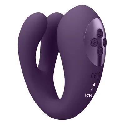 Yoko - Triple Action Vibrator Dual Prongs with Clitoral Pulse Wave