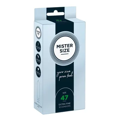 Mister Size 47mm pack of 10