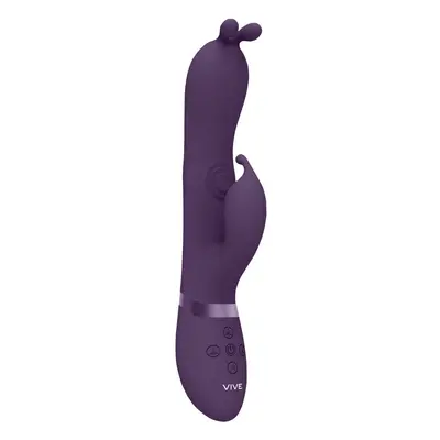 Gada - Vibrating Bunny Ear G-Spot Rabbit with Pulse Wave Shaft