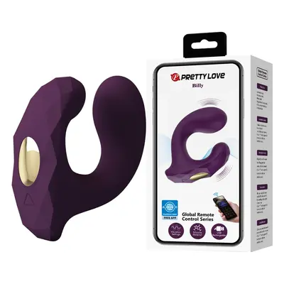 PRETTY LOVE - Billy Purple, 12 vibration functions Mobile APP remote control