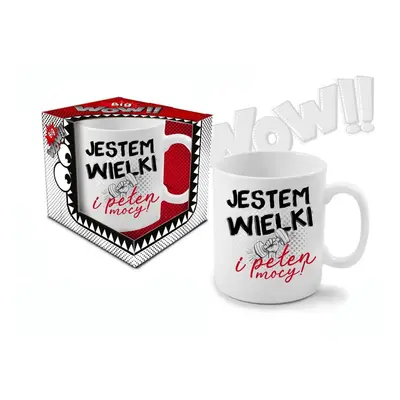 BIG WOW -Kubek Big Boss 800 ml - Jestem wielki i pełen mocy