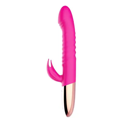 Wibrator - Rechargeable Thrusting Vibrator USB 10 Functions - Heating