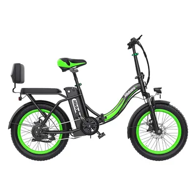 Składany rower elektryczny Hidoes C1 z siodełkiem tylnym, silnik 750W, bateria 48V 13Ah, grube o