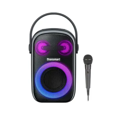 Głośnik Bluetooth Tronsmart Halo 110 z przewodowym mikrofonem do karaoke, obsługa karaoke, wyjąt