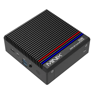 Mini PC MINIX Z100-0dB, Intel N100 Quad-Core 3,4GHz, 8GB DDR4 RAM 256GB SSD, dwupasmowe WiFi6 Bl