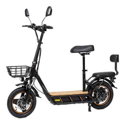 (Wersja Ulepszona) Składana hulajnoga elektryczna KuKirin C1 Pro z siodełkiem, silnik 500W, bate