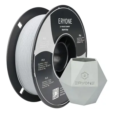 Filament Matowy do Drukarek 3D ERYONE - 1KG Szary