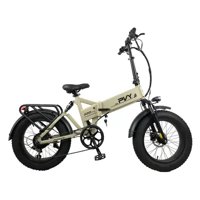 PVY Z20 Plus Folding E-bike, 20*4.0in Fat Tires 1000W Motor 50km/h Speed 16.5Ah Battery 80-120km