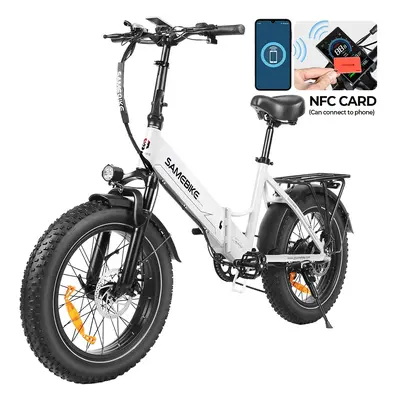 Składany rower elektryczny SAMEBIKE LOTDM200-II, silnik 750W, bateria 48V 13Ah, grube opony 20*4