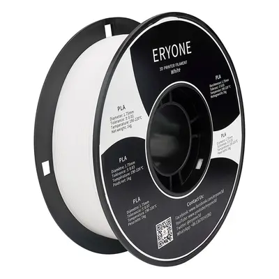 Filament PLA do Drukarek 3D ERYONE – 1KG Biały