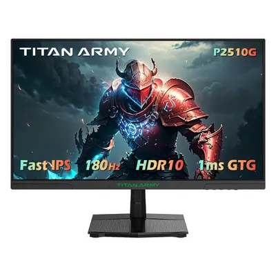 Monitor gamingowy niskiego światła niebieskiego TITAN ARMY P2510G płaski 24,5 cala 16:9 Fast IPS