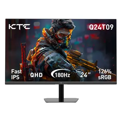 Monitor gamingowy KTC Q24T09, panel Fast IPS, rozdzielczość 2560x1440, 180Hz, HDR10, niskie świa