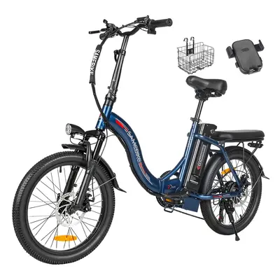 Składany rower elektryczny SAMEBIKE CY20, koła szprychowe 20*2,35 cali, silnik 350W, bateria 36V