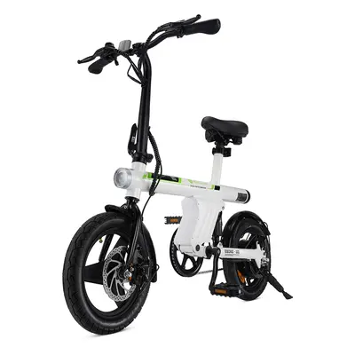 Składany rower elektryczny isinwheel U1, silnik 250W, bateria 36V 7,8Ah, opony 14*1,95 cali, 25k