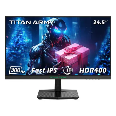 Monitor gamingowy o żywych kolorach TITAN ARMY P2510HS Płaski 16:9 Fast IPS FHD 300Hz, HDR400, 1