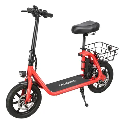 Składana hulajnoga elektryczna z siodełkiem SAMEBIKE SM-C02, silnik 500W, bateria 36V 13Ah, 14-c