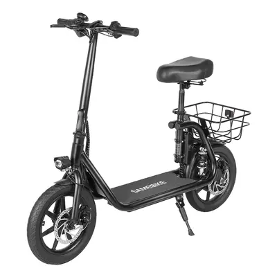 Składana hulajnoga elektryczna z siodełkiem SAMEBIKE SM-C02, silnik 500W, bateria 36V 13Ah, 14-c