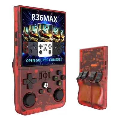R36 Max Konsola do gier przenośna 128 GB Czerwona