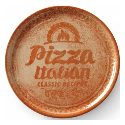 Talerz do pizzy z porcelany Recipe Collection Brick Red śr. 33 cm - zestaw 6 szt.