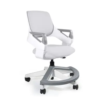 Fotel do biurka, dziecięcy, ergonomiczny, Rookee, snowy