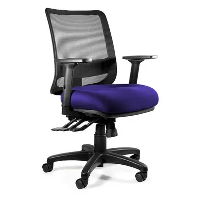 Fotel ergonomiczny, biurowy, Saga Plus M, navyblue