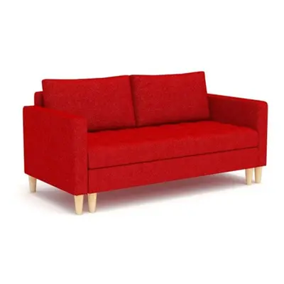 Sofa dwuosobowa, Oslo, 155x90x75 cm, czerwony