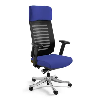 Fotel ergonomiczny do biura, Velo, royalblue