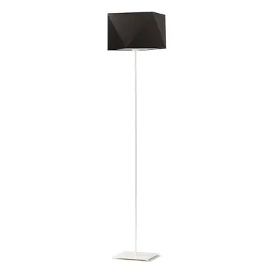 Lampa podłogowa do salonu, Ankara, 45x156 cm, brązowy klosz