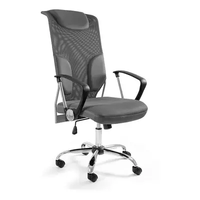 Fotel biurowy, ergonomiczny, Thunder, szary