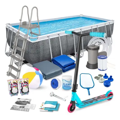 Basen ogrodowy stelażowy, 18w1, Bestway, 549x274x122 cm + hulajnoga GRATIS