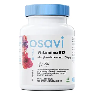 Osavi Witamina B12 100mcg suplement diety 120 kapsułek