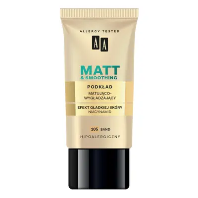 AA Make Up Matt podkład matująco-wygładzający 105 Sand 30ml