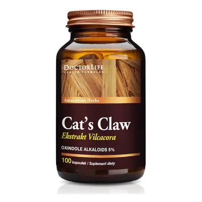 Doctor Life Cat's Claw Koci Pazur Extract 500mg suplement diety 100 kapsułek