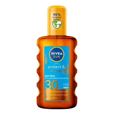 Nivea Sun Protect & Bronze olejek do opalania w sprayu aktywujący naturalną opaleniznę SPF30 200