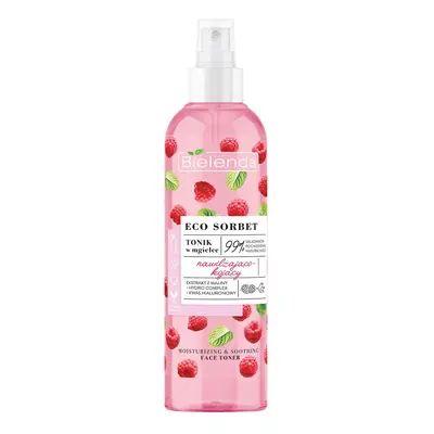 Bielenda Eco Sorbet tonik w mgiełce nawilżająco-kojący Malina 200ml