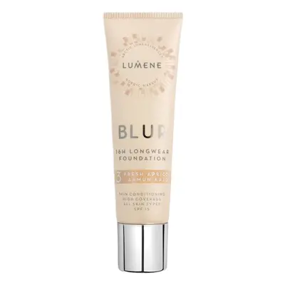 Lumene Blur 16h Longwear Foundation SPF15 wygładzający podkład do twarzy 3 Fresh Apricot 30ml