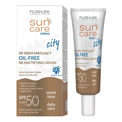 Floslek Sun Care Derma City BB krem matujący SPF50+ Oil-Free 30ml