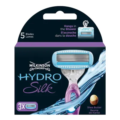 Wilkinson Hydro Silk zapasowe ostrza do maszynki do golenia dla kobiet 3szt