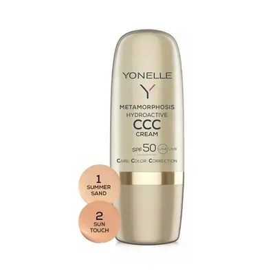 Yonelle Metamorphosis Hydroactive CCC Cream SPF50 hydroaktywny krem koloryzujący do twarzy 01 Su