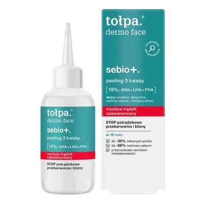 Tołpa Dermo Face Sebio+ peeling 3 kwasy 50ml