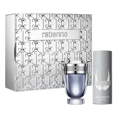 Paco Rabanne Invictus zestaw woda toaletowa spray 100ml + dezodorant spray 150ml