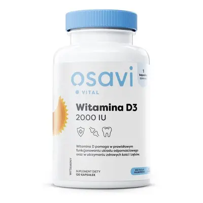 Osavi Witamina D3 2000IU suplement diety 120 kapsułek