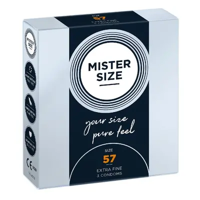 Mister Size Condoms prezerwatywy dopasowane do rozmiaru 57mm 3szt.