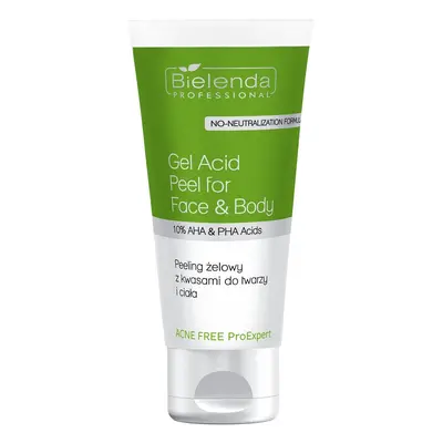 Bielenda Professional Acne Free ProExpert peeling żelowy z kwasami do twarzy i ciała 150ml